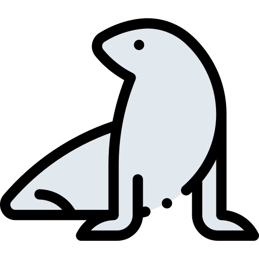 Seal Detailed Rounded Lineal color icon