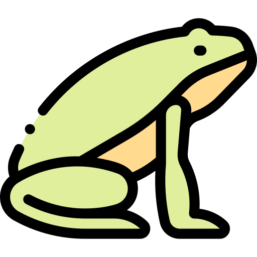 frosch Detailed Rounded Lineal color icon