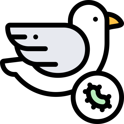 Bird Detailed Rounded Lineal color icon