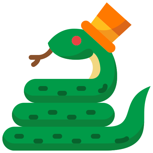 Змея Generic Flat иконка
