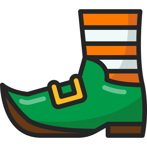 Leprechaun shoe Generic Outline Color icon