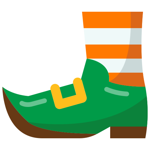 Leprechaun shoe Generic Flat icon