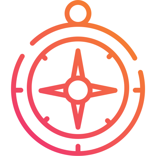 boussole Mangsaabguru Lineal Gradient Icône
