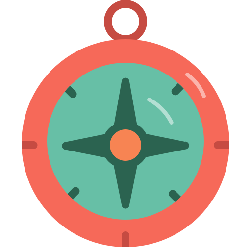 kompass Mangsaabguru Flat icon