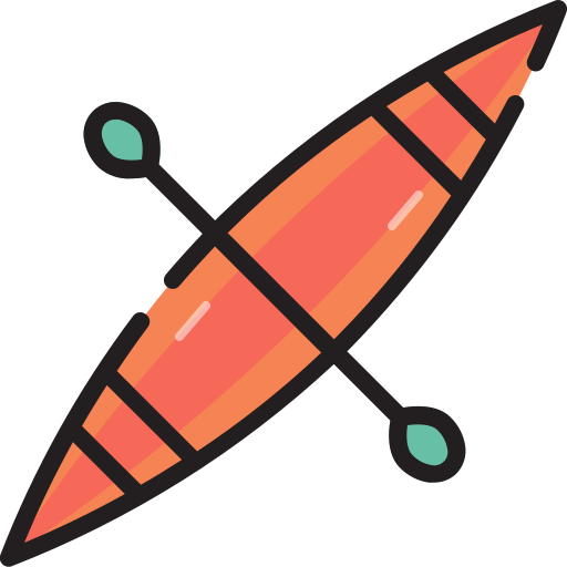 kayak Mangsaabguru Lineal Color icona