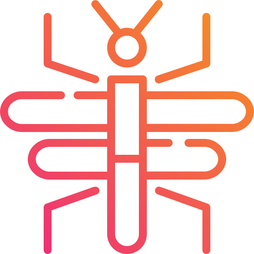 insekt Mangsaabguru Lineal Gradient icon