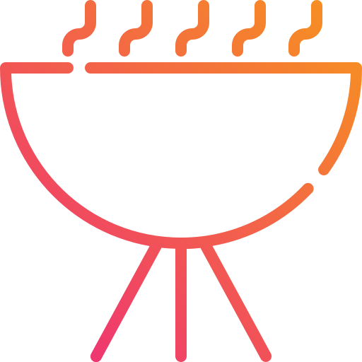 estufa de cocina Mangsaabguru Lineal Gradient icono