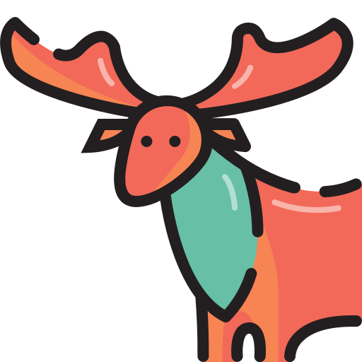 ciervo Mangsaabguru Lineal Color icono