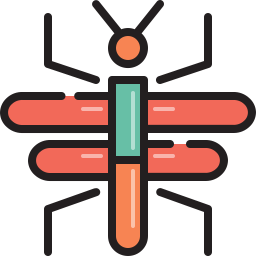 Insect Mangsaabguru Lineal Color icon