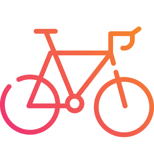 rower szosowy Mangsaabguru Lineal Gradient ikona