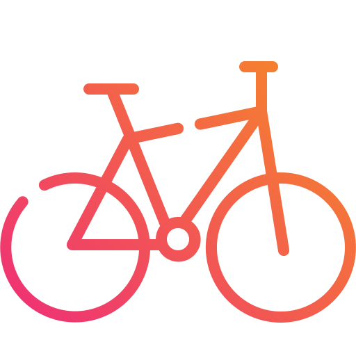 도로 자전거 Mangsaabguru Lineal Gradient icon