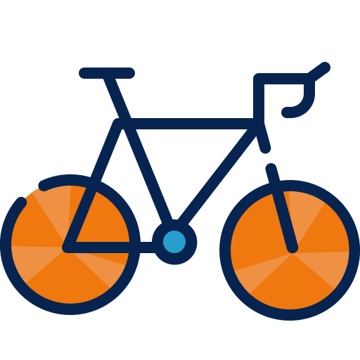 rower szosowy Mangsaabguru Lineal Color ikona