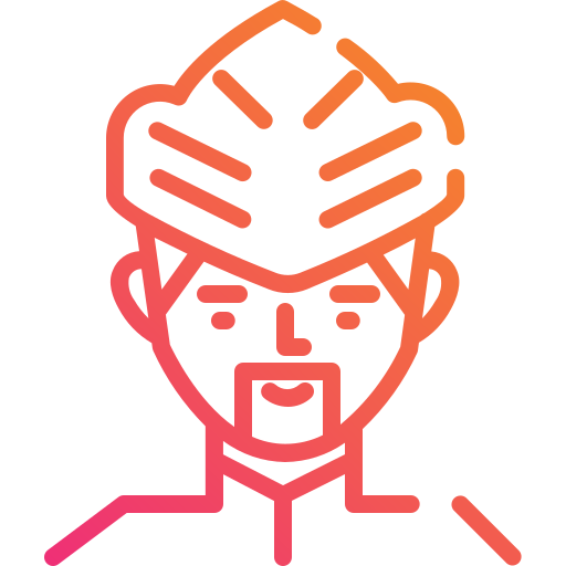 サイクリスト Mangsaabguru Lineal Gradient icon