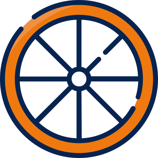 車輪 Mangsaabguru Lineal Color icon