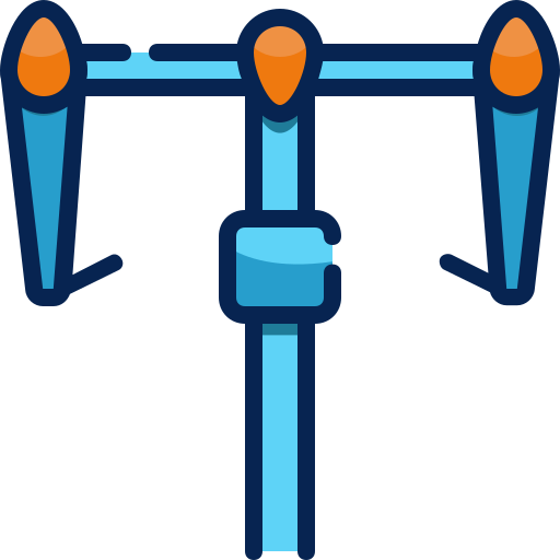 Handlebar Mangsaabguru Lineal Color icon