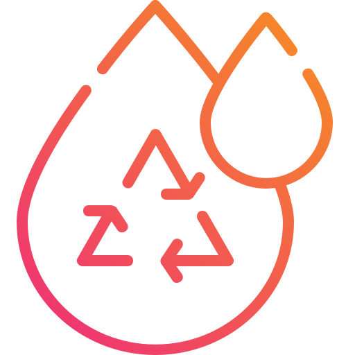 Save water Mangsaabguru Lineal Gradient icon