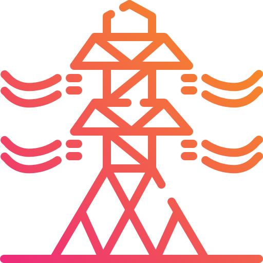 Электрическая башня Mangsaabguru Lineal Gradient иконка