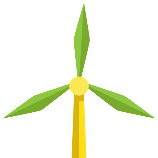 Wind energy Mangsaabguru Flat icon