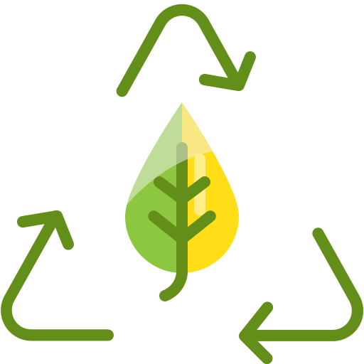 signo de reciclaje Mangsaabguru Flat icono