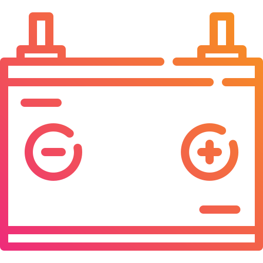 bateria Mangsaabguru Lineal Gradient Ícone