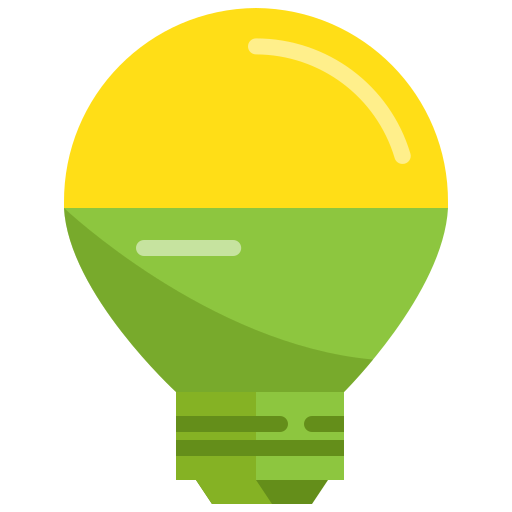 Led bulb Mangsaabguru Flat icon