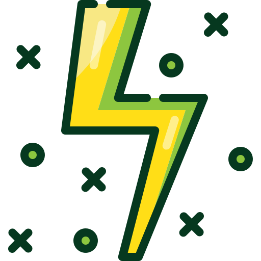 elektryczny Mangsaabguru Lineal Color ikona