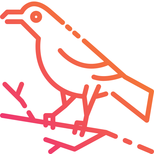 cuervo Mangsaabguru Lineal Gradient icono