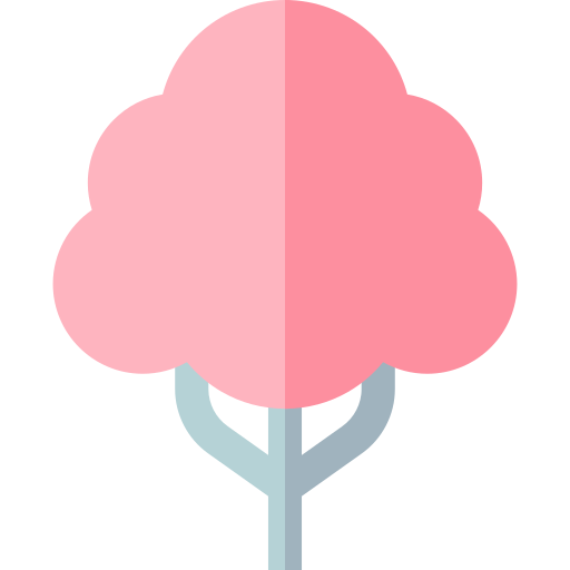 Вишневое дерево Basic Straight Flat иконка