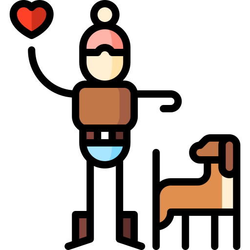 Собака Puppet Characters Lineal Color иконка