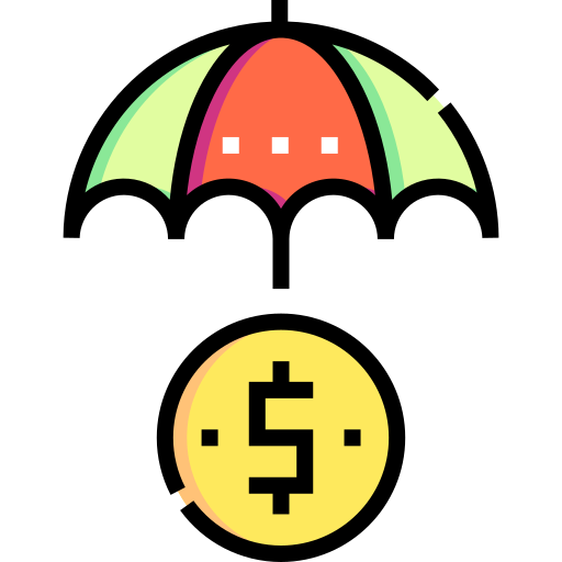 보험 Detailed Straight Lineal color icon