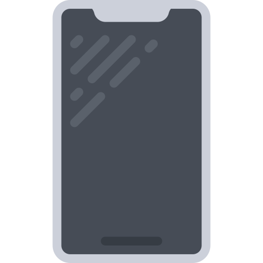 Cell phone Juicy Fish Flat icon