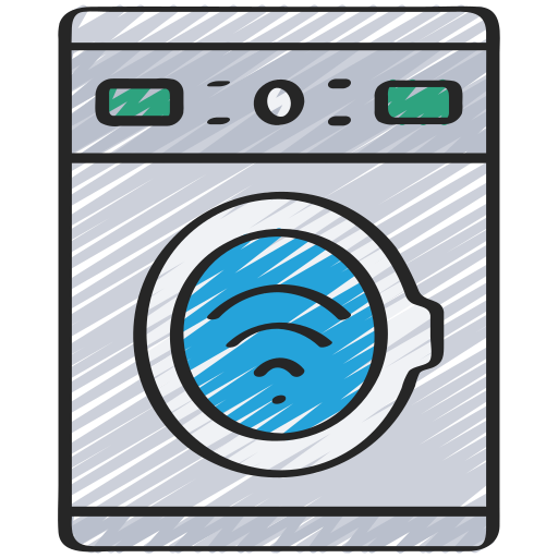 machine à laver intelligente Juicy Fish Sketchy Icône