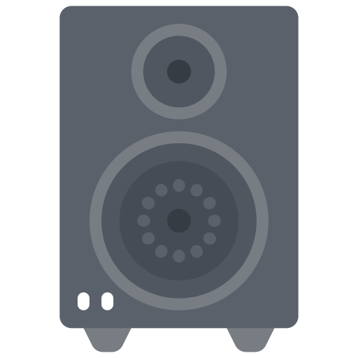 Amplifier Juicy Fish Flat icon