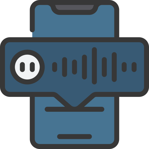 Voice message Juicy Fish Soft-fill icon