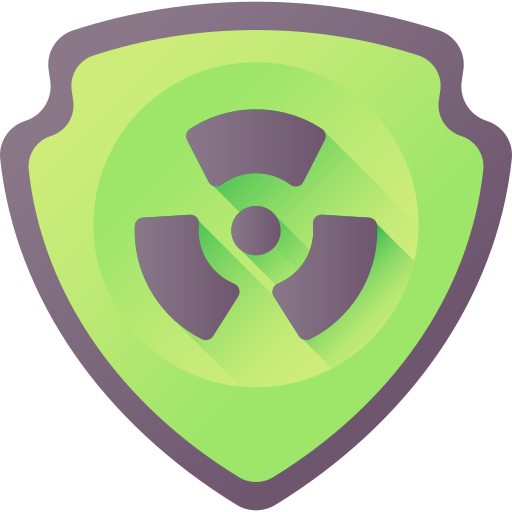 Nuclear energy 3D Color icon