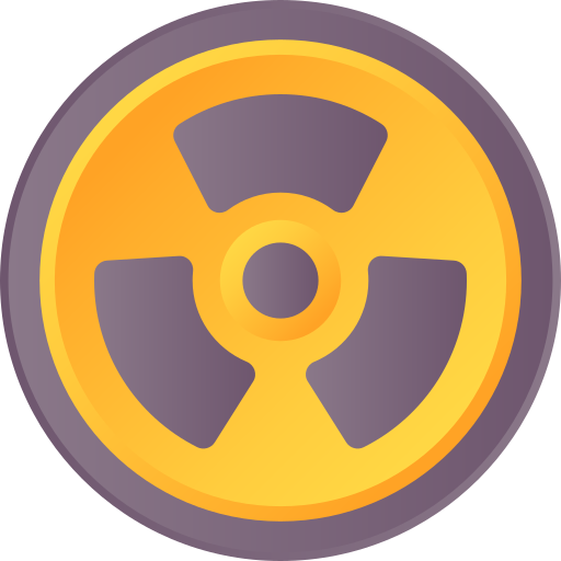 원자력 에너지 3D Color icon