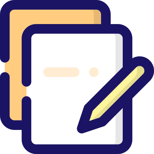 Notes Generic Outline Color icon