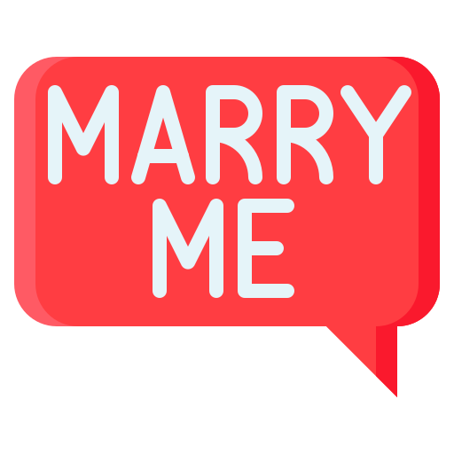 solicitar matrimonio Generic Flat icono