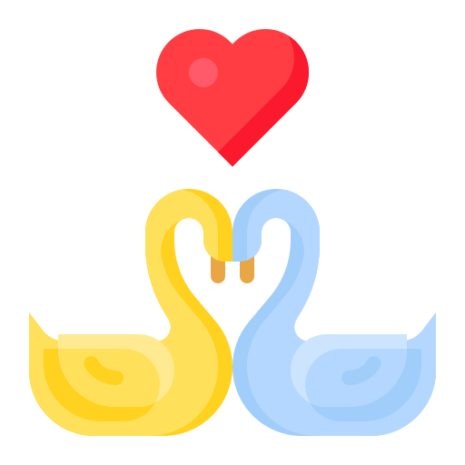 Птицы любви Generic Flat иконка