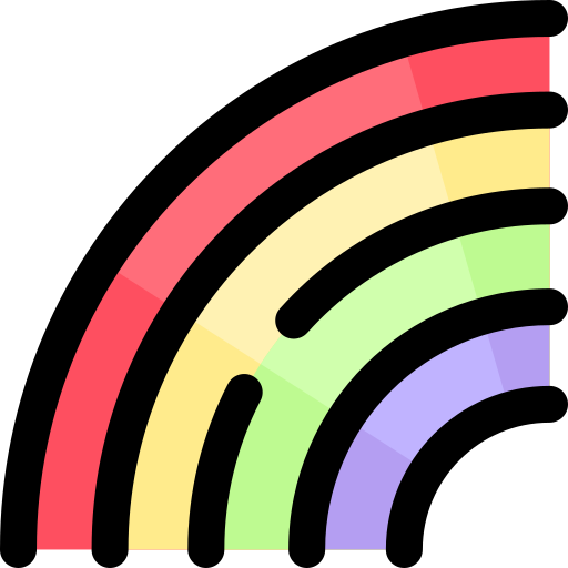 arco iris Vitaliy Gorbachev Lineal Color icono
