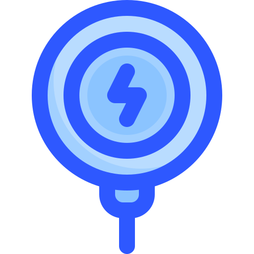 Wireless charging Vitaliy Gorbachev Blue icon