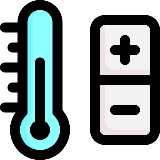 temperatura intelligente Vitaliy Gorbachev Lineal Color icona