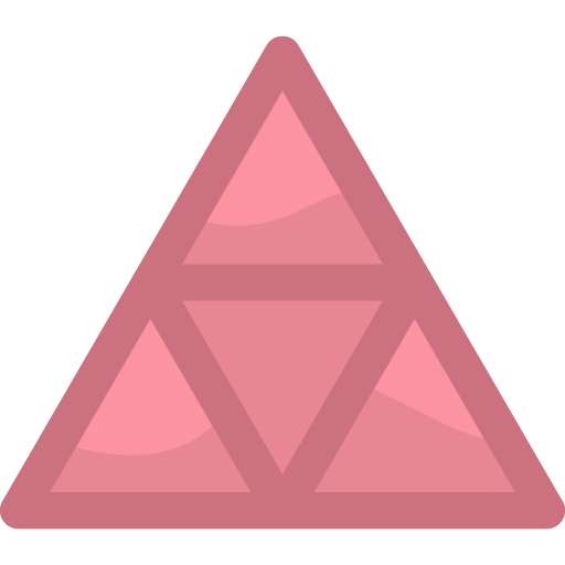 driehoeken Vitaliy Gorbachev Flat icoon