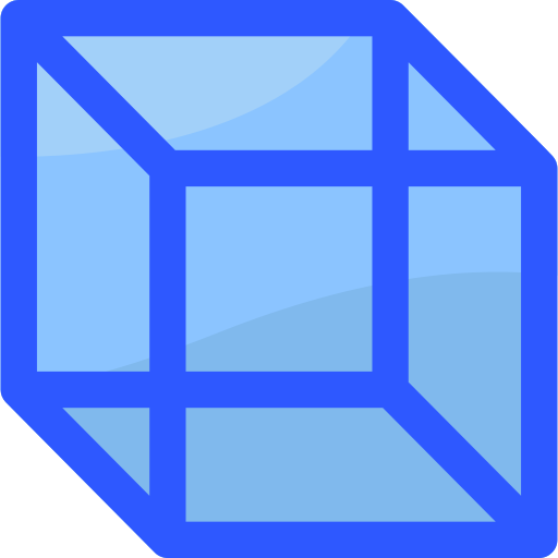 cube Vitaliy Gorbachev Blue Icône