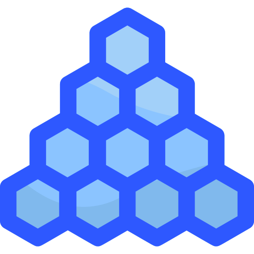 Polygons Vitaliy Gorbachev Blue icon