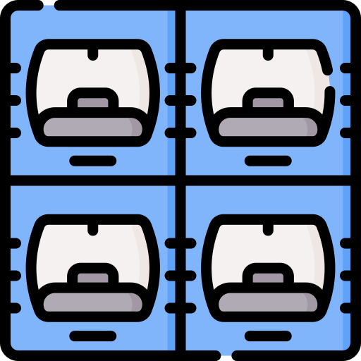 Capsule hotel Special Lineal color icon