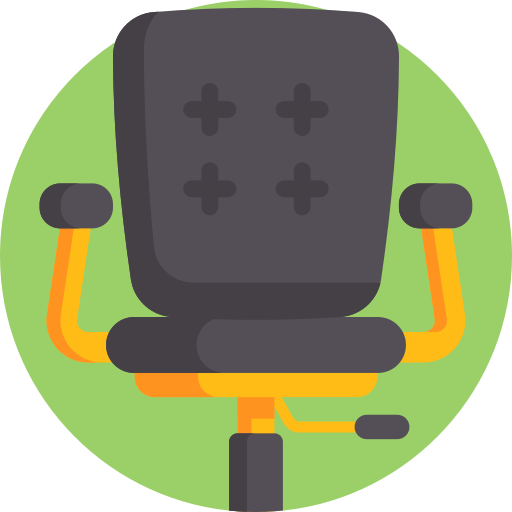 krzesło Detailed Flat Circular Flat ikona