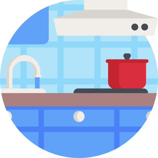 Кухня Detailed Flat Circular Flat иконка