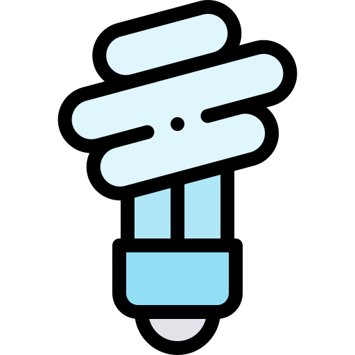 Light bulb Detailed Rounded Lineal color icon
