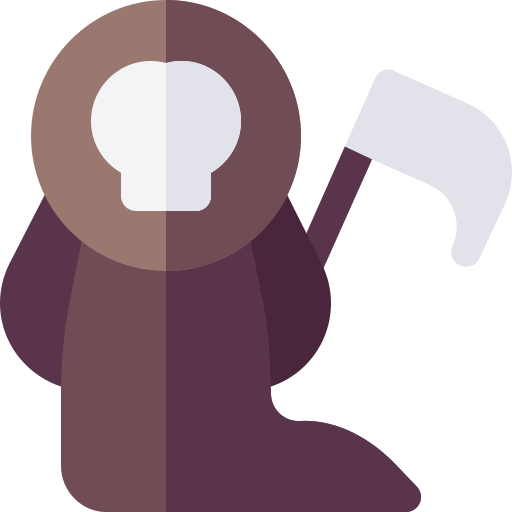 Grim reaper Basic Rounded Flat icon